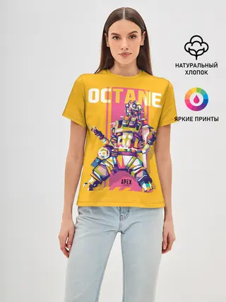 Женская базовая футболка / Apex Legends Octane