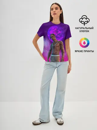 Женская базовая футболка / Travis Scott, Fortnite