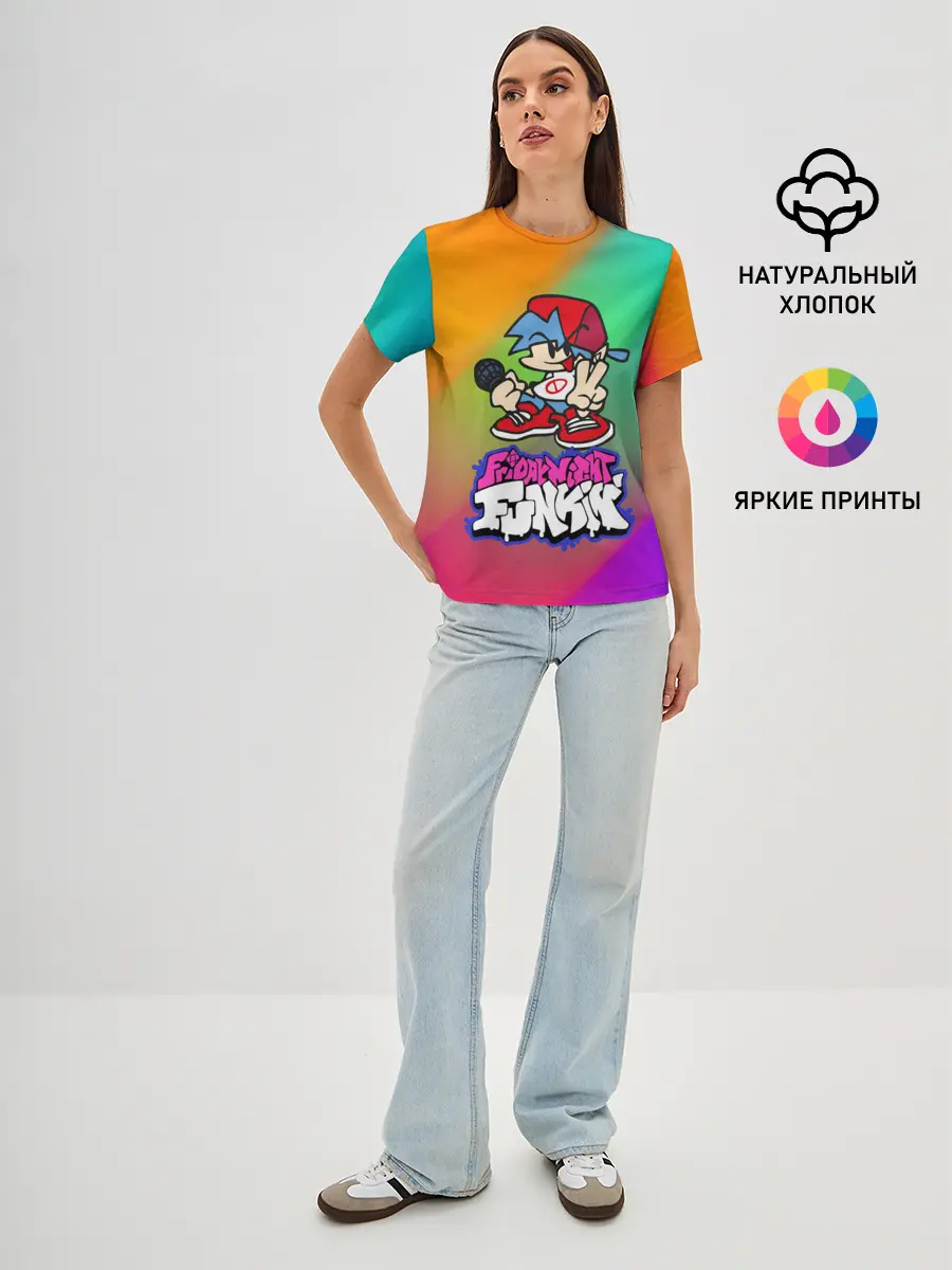 Женская базовая футболка / BOYFRIEND | FRIDAY NIGHT FUNKIN