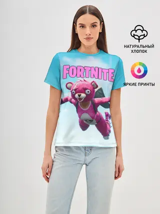 Женская базовая футболка / Fortnite Save the World