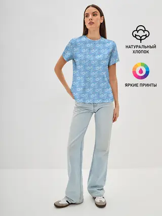 Женская базовая футболка / ВелоСпорт