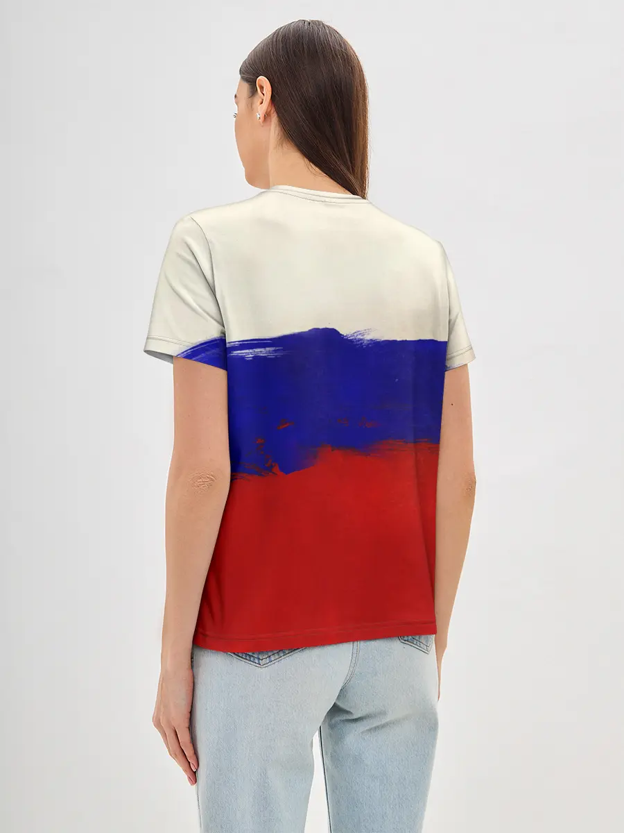 Женская базовая футболка / Российский футбол