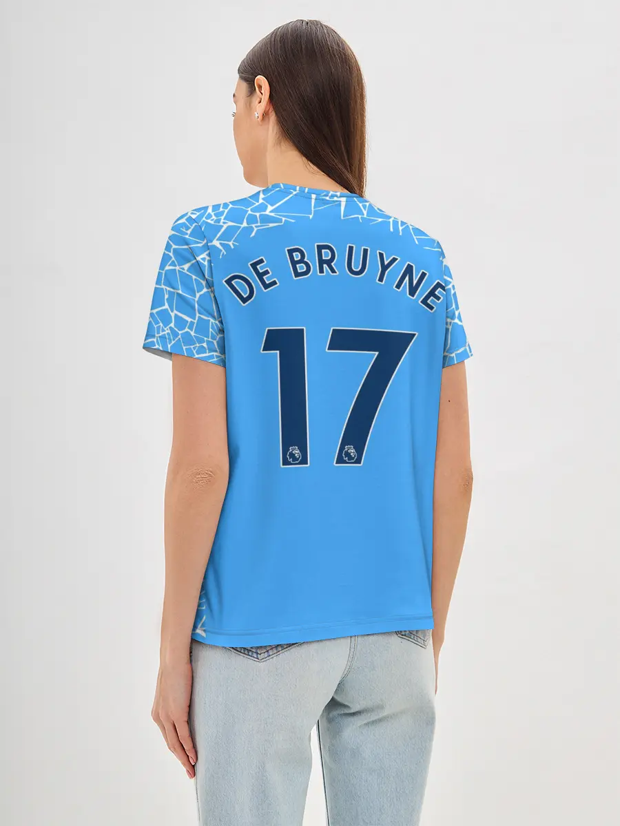 Женская базовая футболка / Кевин Де Брёйне 20/21 Форма