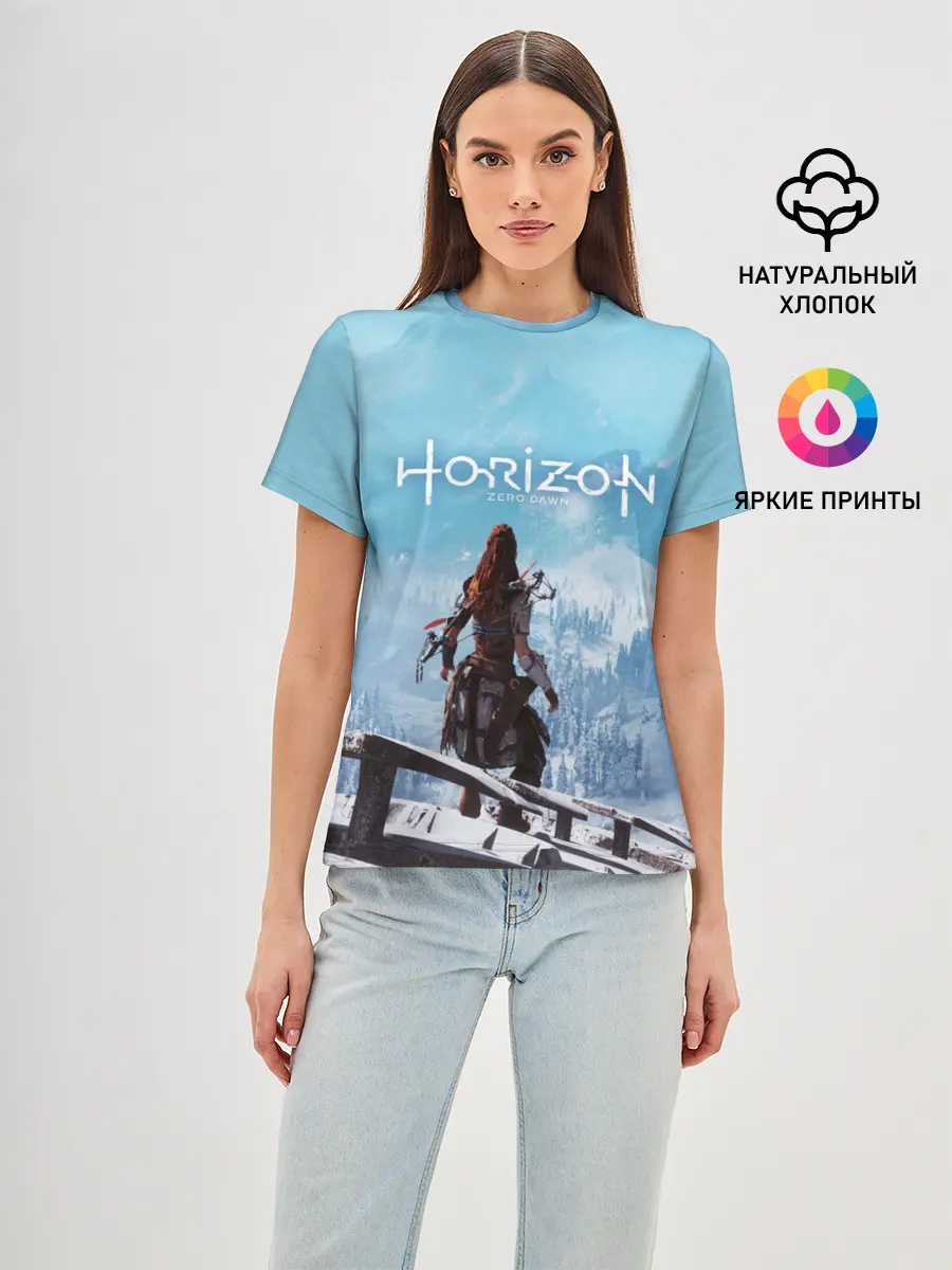 Женская базовая футболка / HORIZON ZERO DAWN