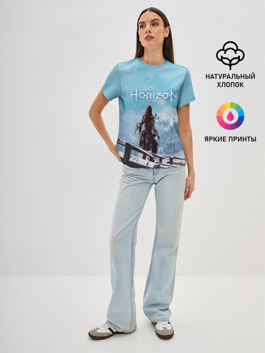 Женская базовая футболка / HORIZON ZERO DAWN