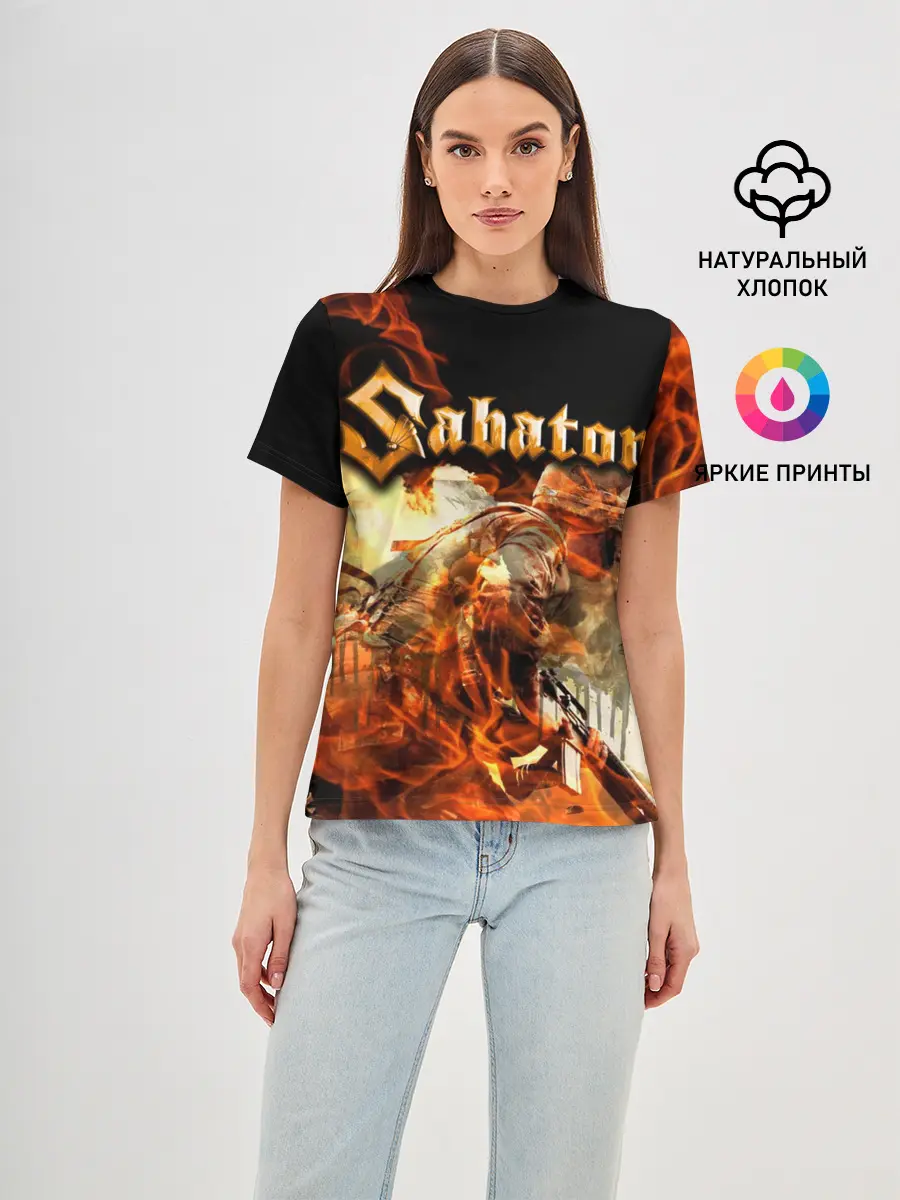 Женская базовая футболка / Sabaton