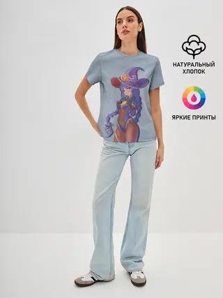 Женская базовая футболка / Рокси Мигурдиа