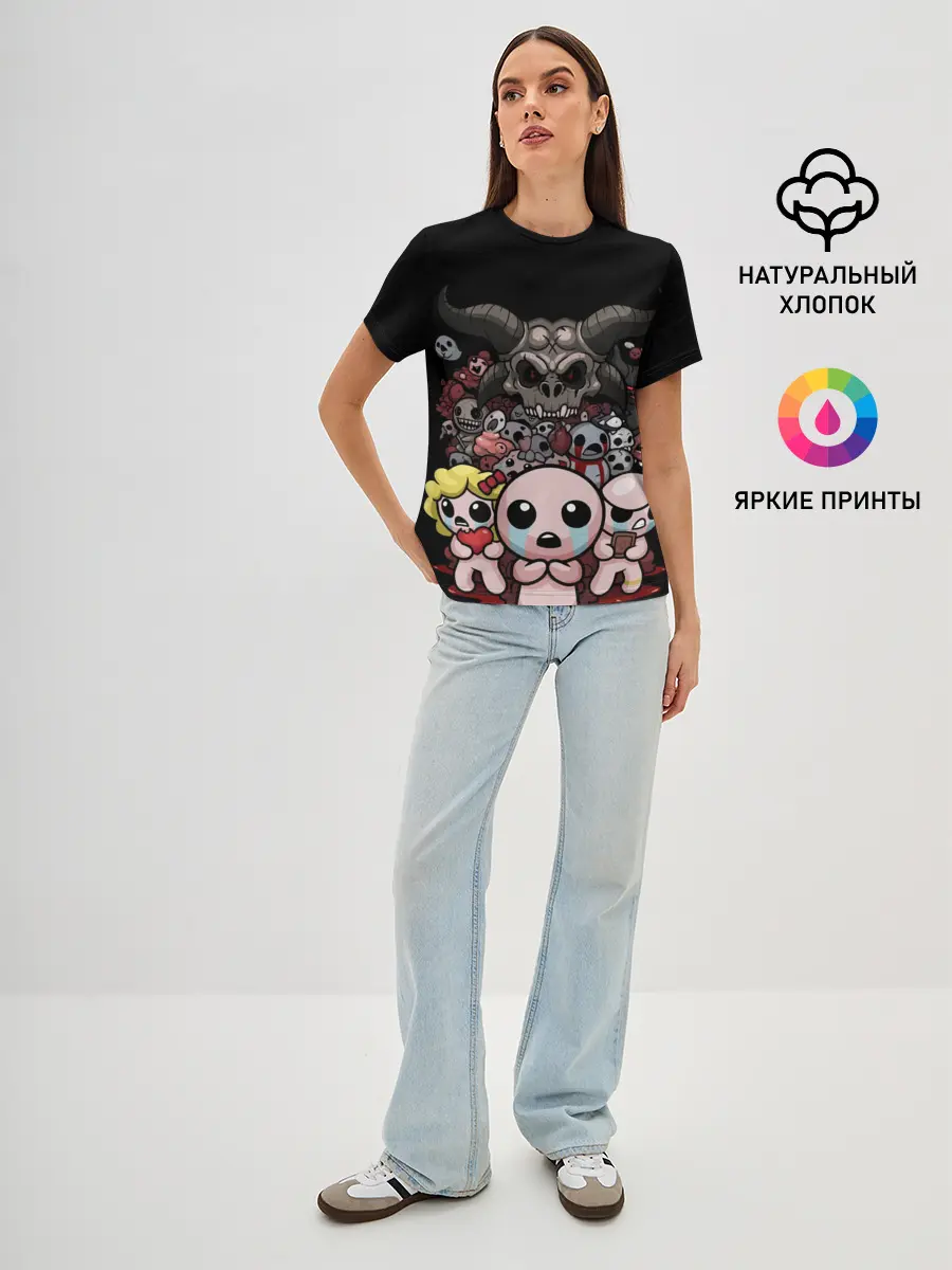 Женская базовая футболка / The Binding of isaac | bosses