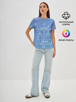 Женская базовая футболка / Знак Весы