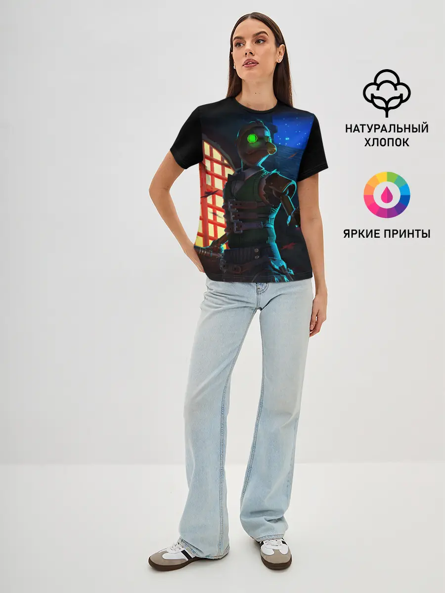 Женская базовая футболка / Darwin Project