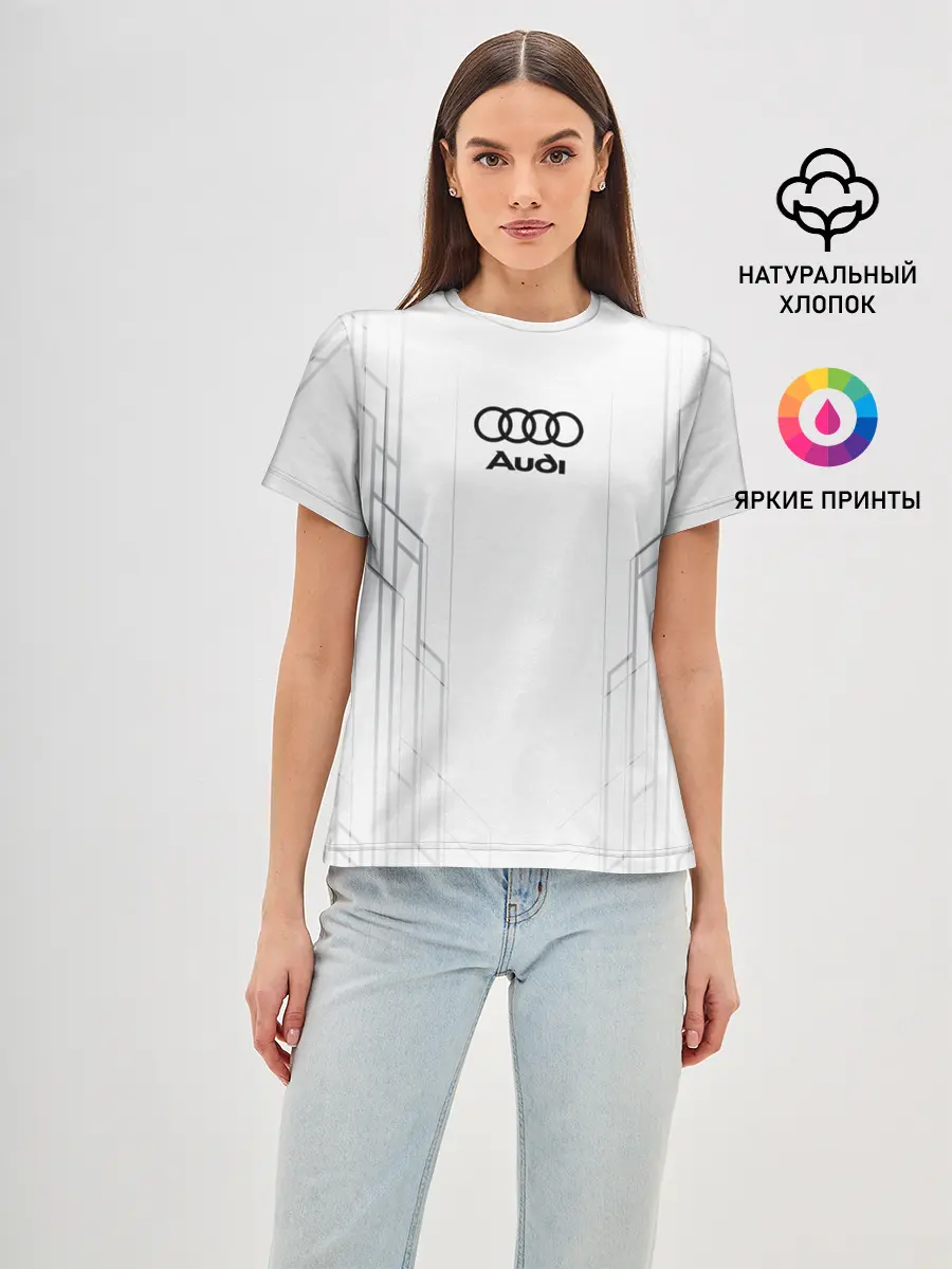 Женская базовая футболка / AUDI