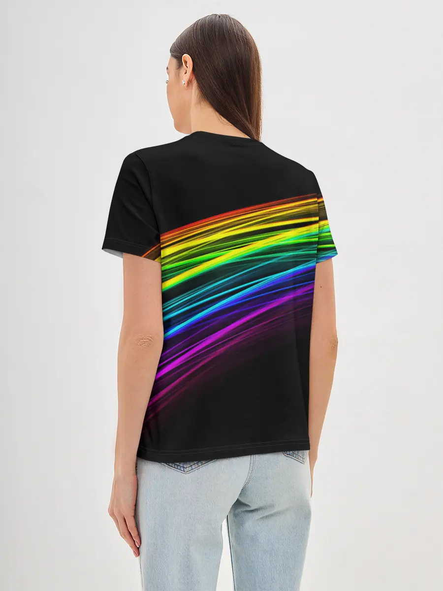 Женская базовая футболка / АБСТРАКЦИЯ