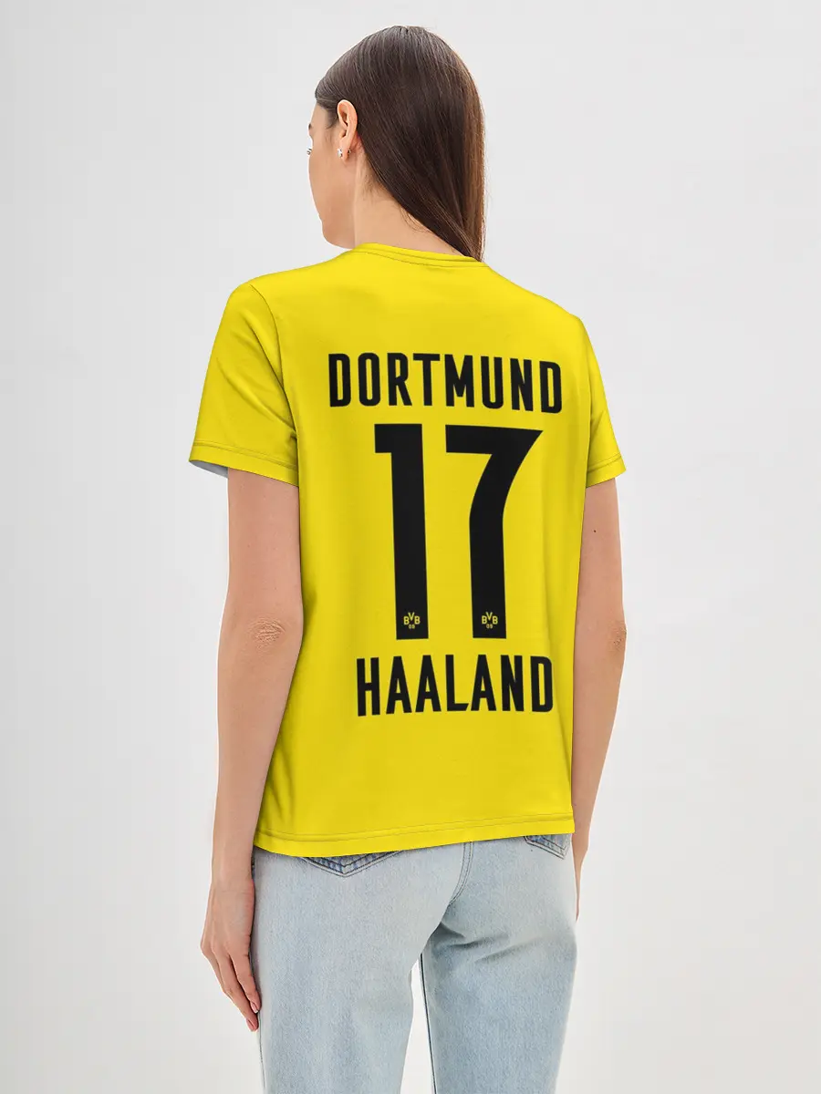 Женская базовая футболка / HAALAND Borussia Dortmund