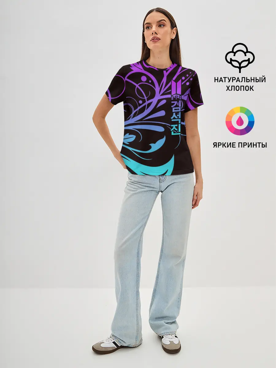 Женская базовая футболка / BTS