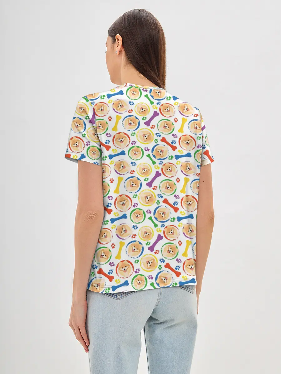 Женская базовая футболка / Чау-Чау