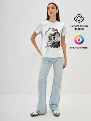 Женская базовая футболка / Metallica