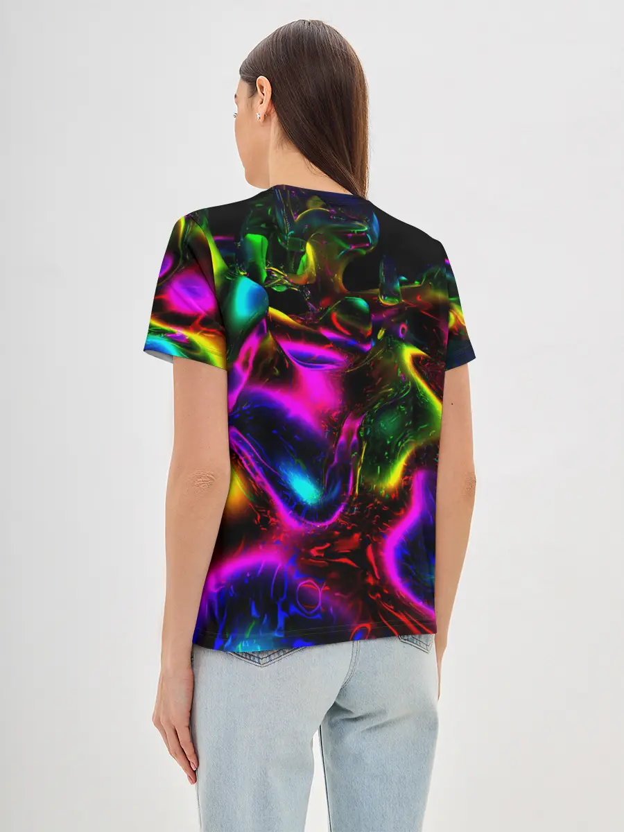 Женская базовая футболка / В НЕОНЕ