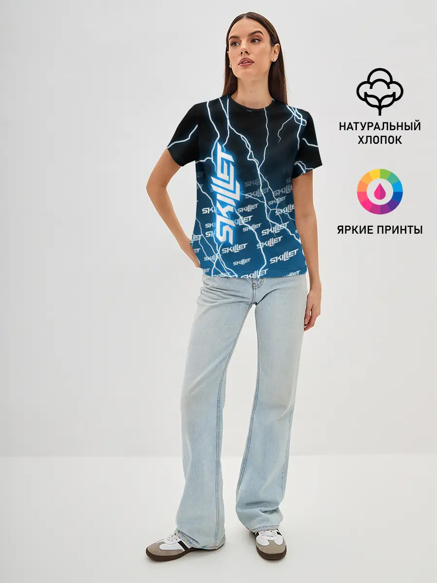 Женская базовая футболка / SKILLET