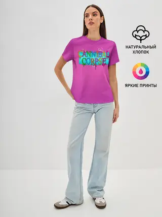 Женская базовая футболка / Cannibal Corpse