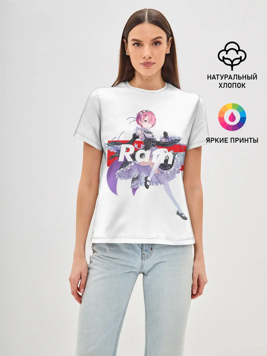 Женская базовая футболка / Re:Zero