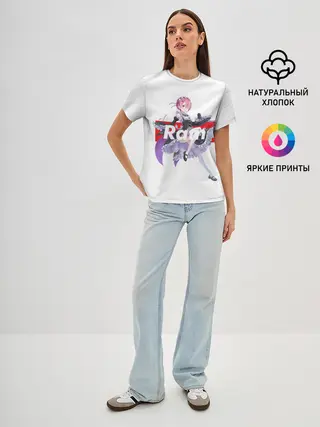 Женская базовая футболка / Re:Zero