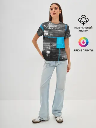 Женская базовая футболка / Абстракция