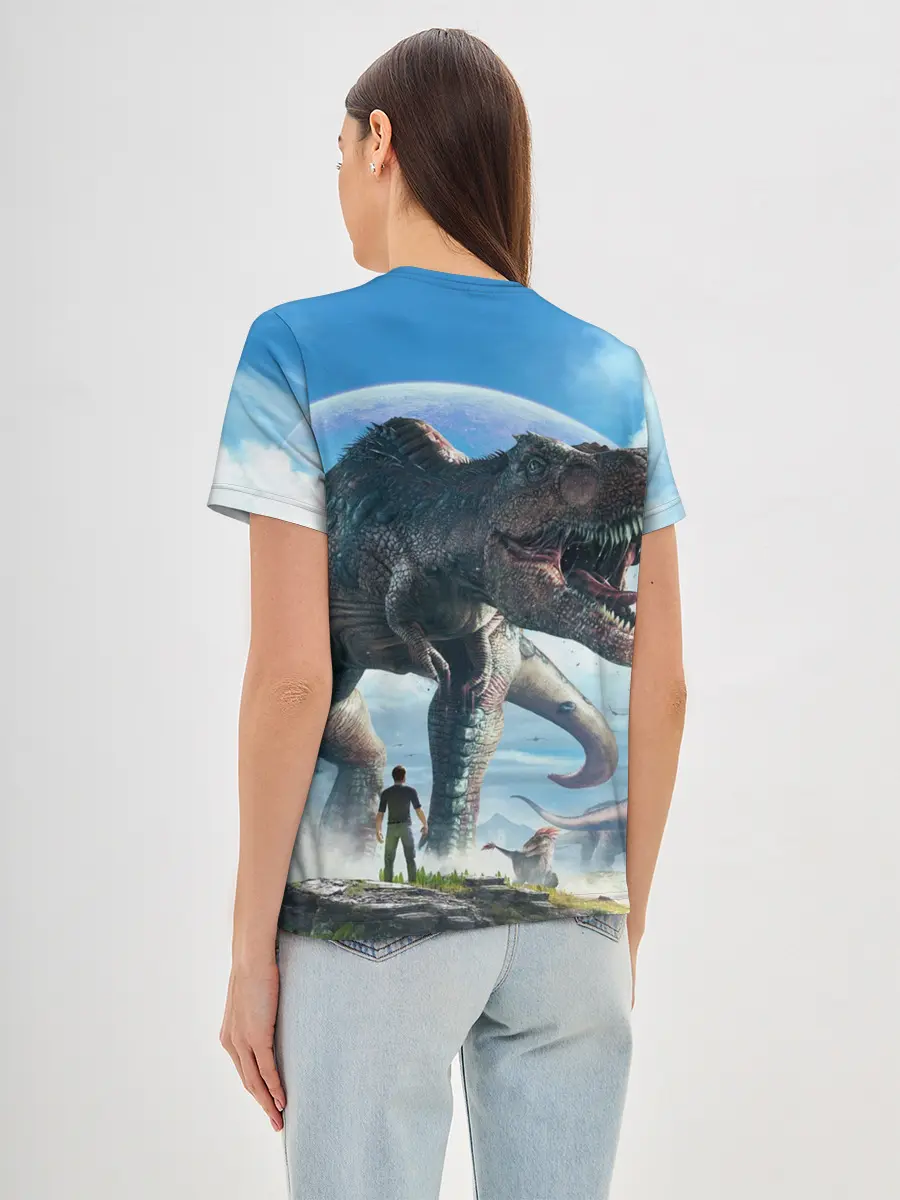 Женская базовая футболка / Ark Survival Evolved