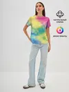 Женская базовая футболка / Tie-Dye