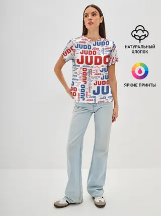 Женская базовая футболка / Дзюдо