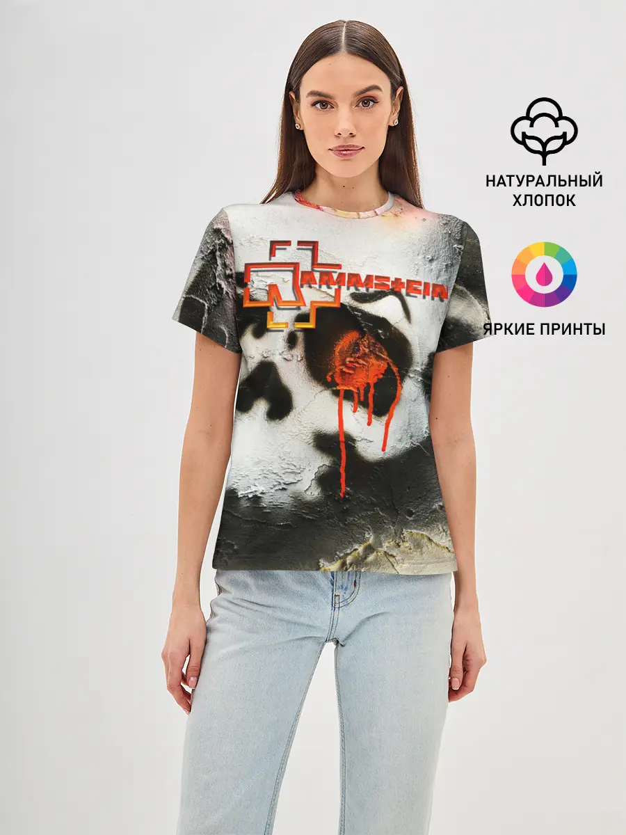 Женская базовая футболка / Rammstein