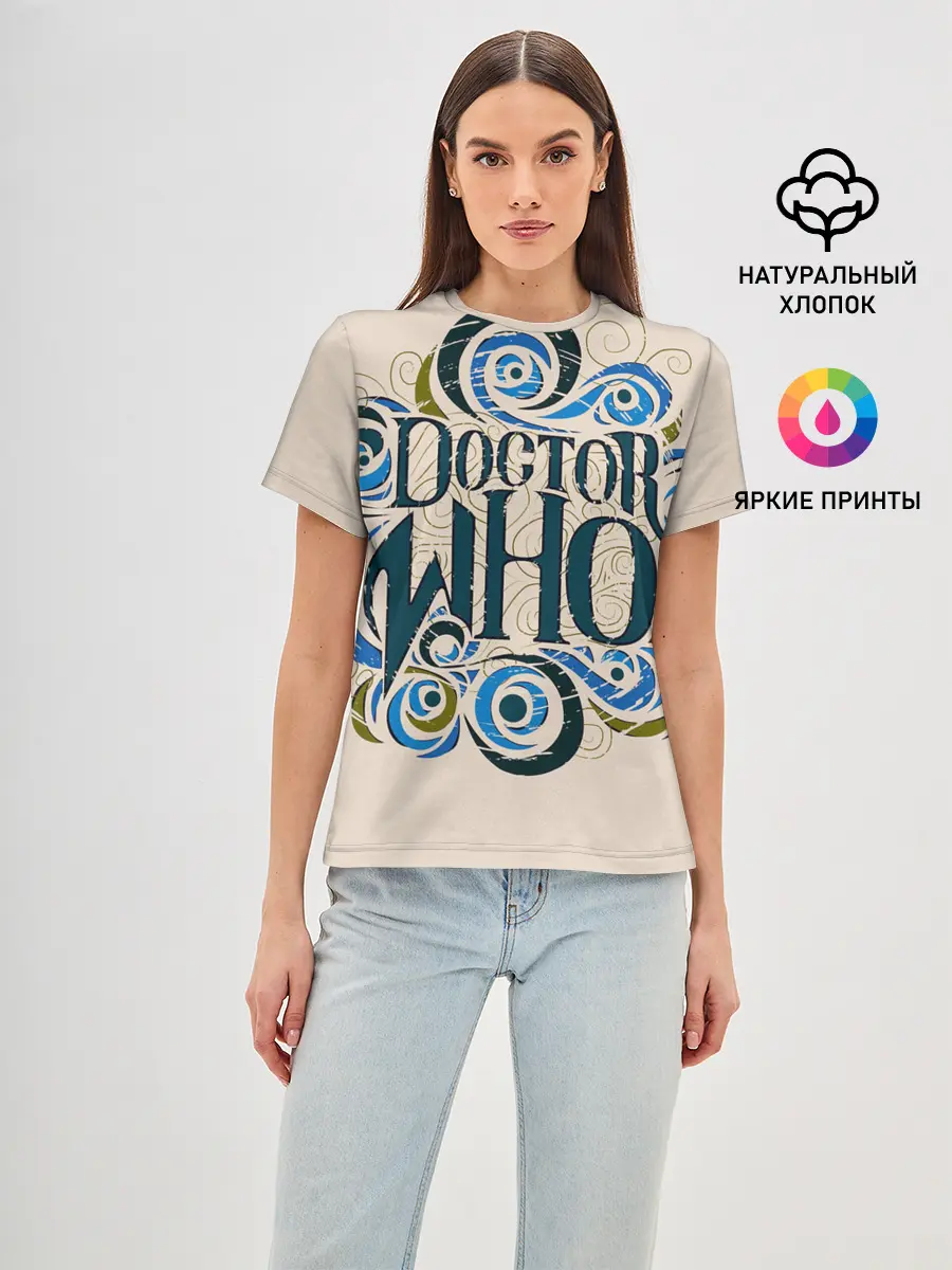 Женская базовая футболка / Doctor Who