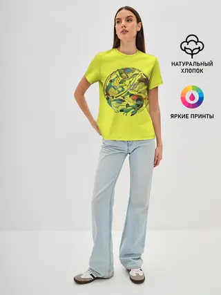 Женская базовая футболка / Черепашья банда