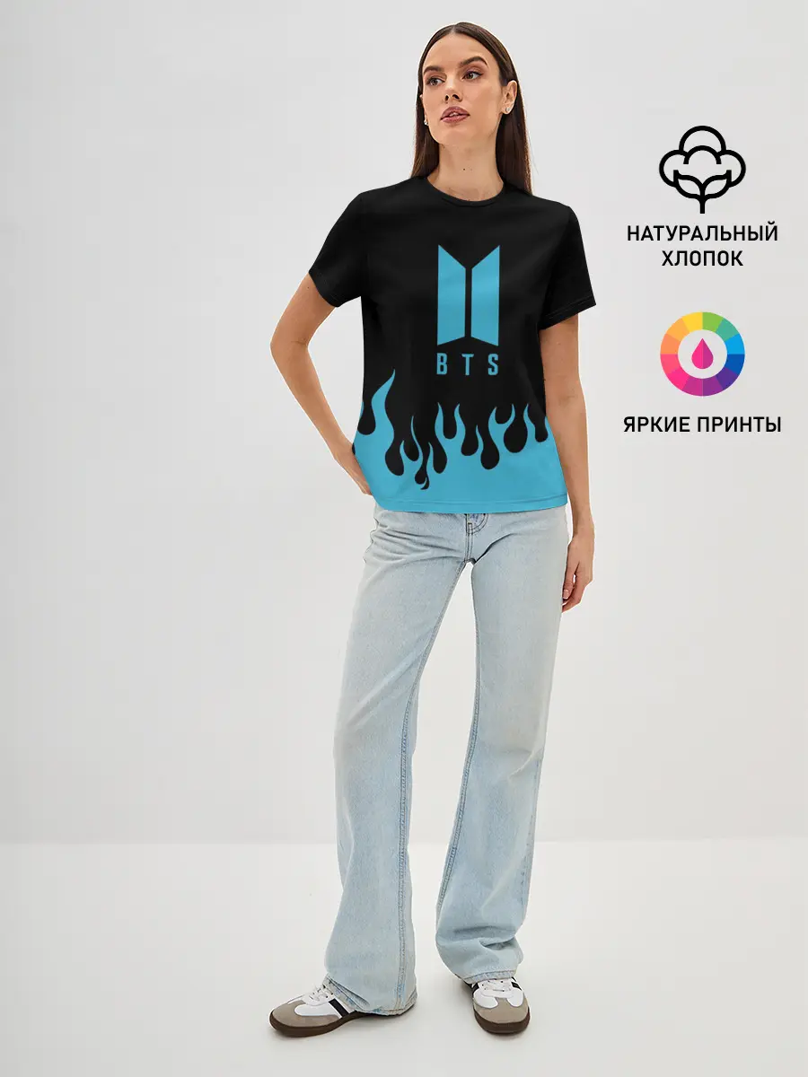 Женская базовая футболка / BTS