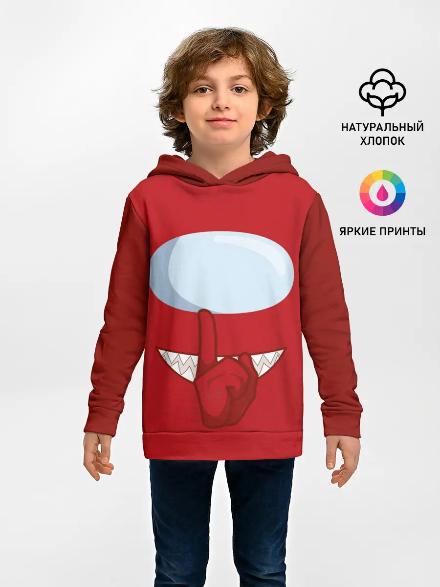 Детское худи / AMONG US | RED IMPOSTOR