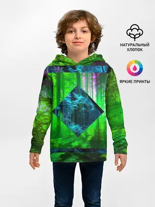 Детское худи / ПСИХОДЕЛИЯ ЛЕСА