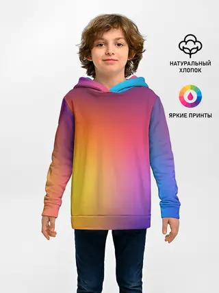 Детское худи / Abstract gradient colors