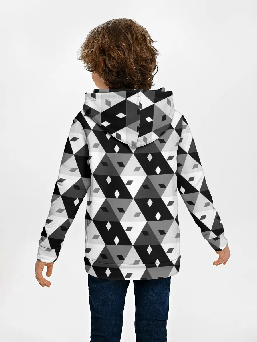 Детское худи / Абстрактные кубики