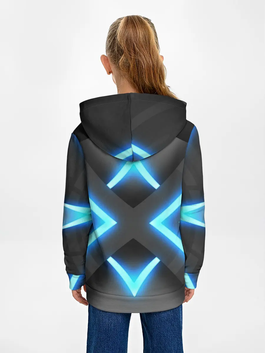 Детское худи / НЕОНОВЫЕ СТРЕЛКИ 3D