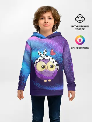 Детское худи / Стильная сова