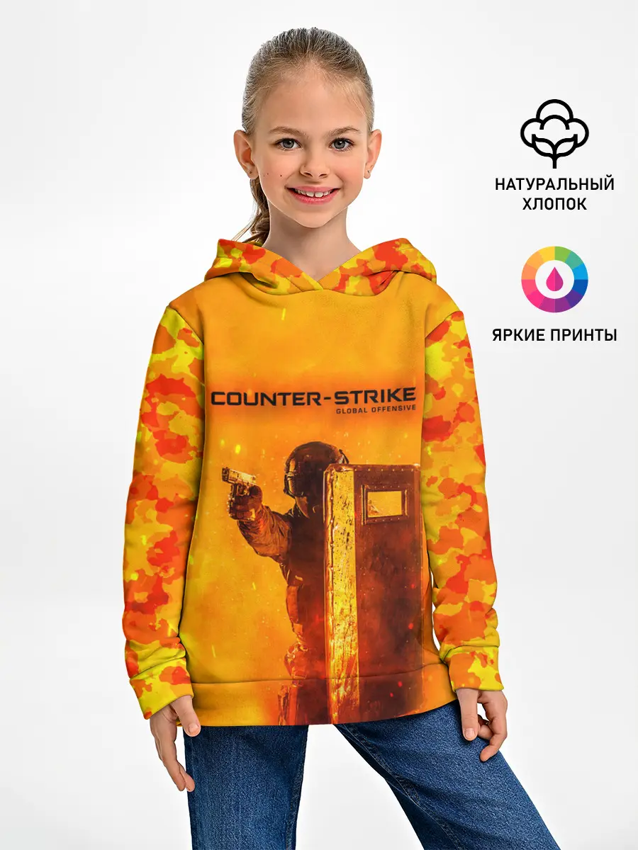Детское худи / CS GO FIRE | КС ГО