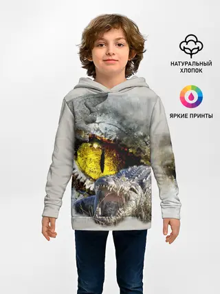 Детское худи / Глаз крокодила