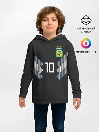 Детское худи / Месси ЧМ 2018 гостевая
