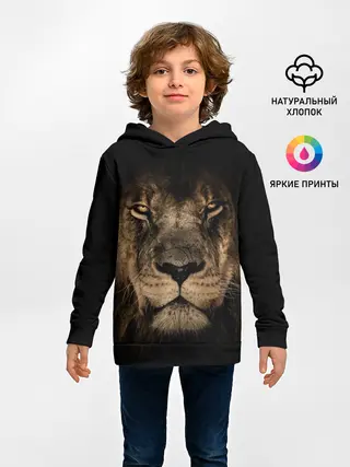 Детское худи / Лев