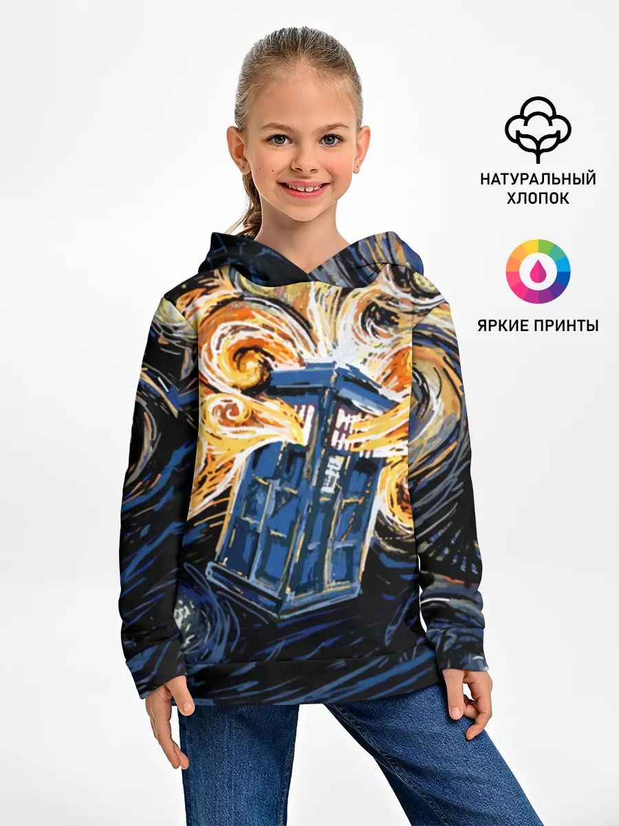 Детское худи / Van Gogh Tardis