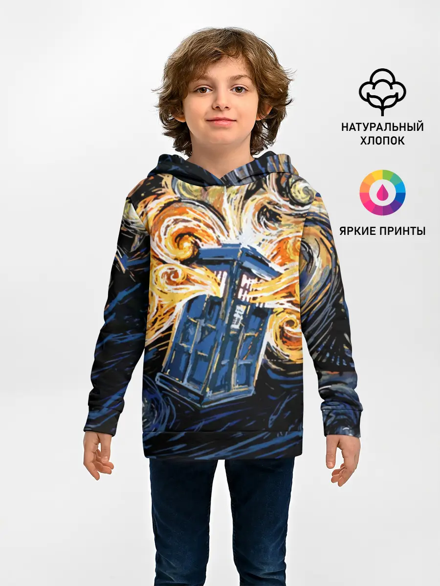 Детское худи / Van Gogh Tardis