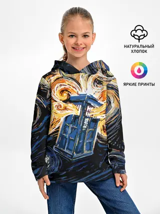 Детское худи / Van Gogh Tardis