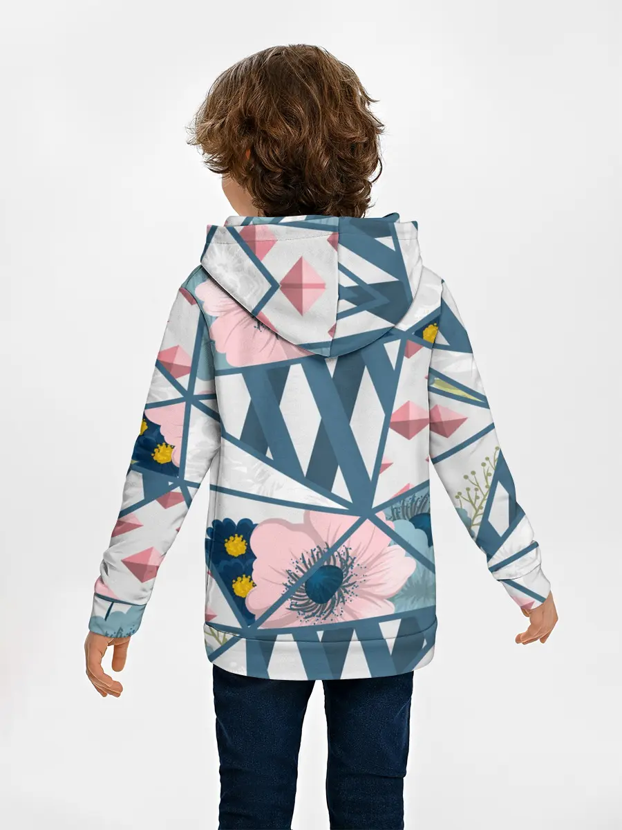 Детское худи / Геометрия цветов