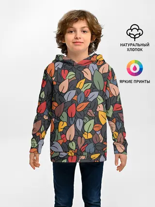 Детское худи / Рисованная Осень