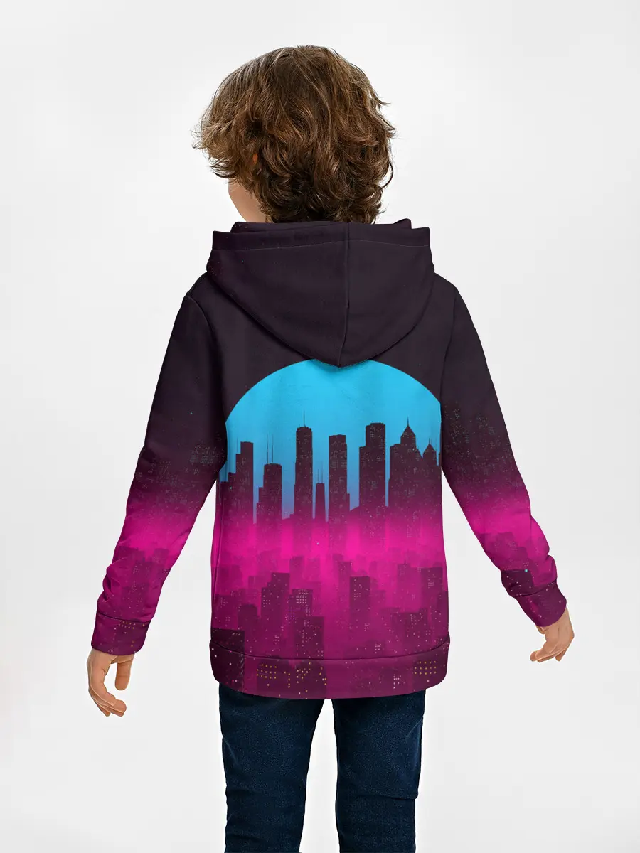 Детское худи / НЕОНОВЫЙ ГОРОД