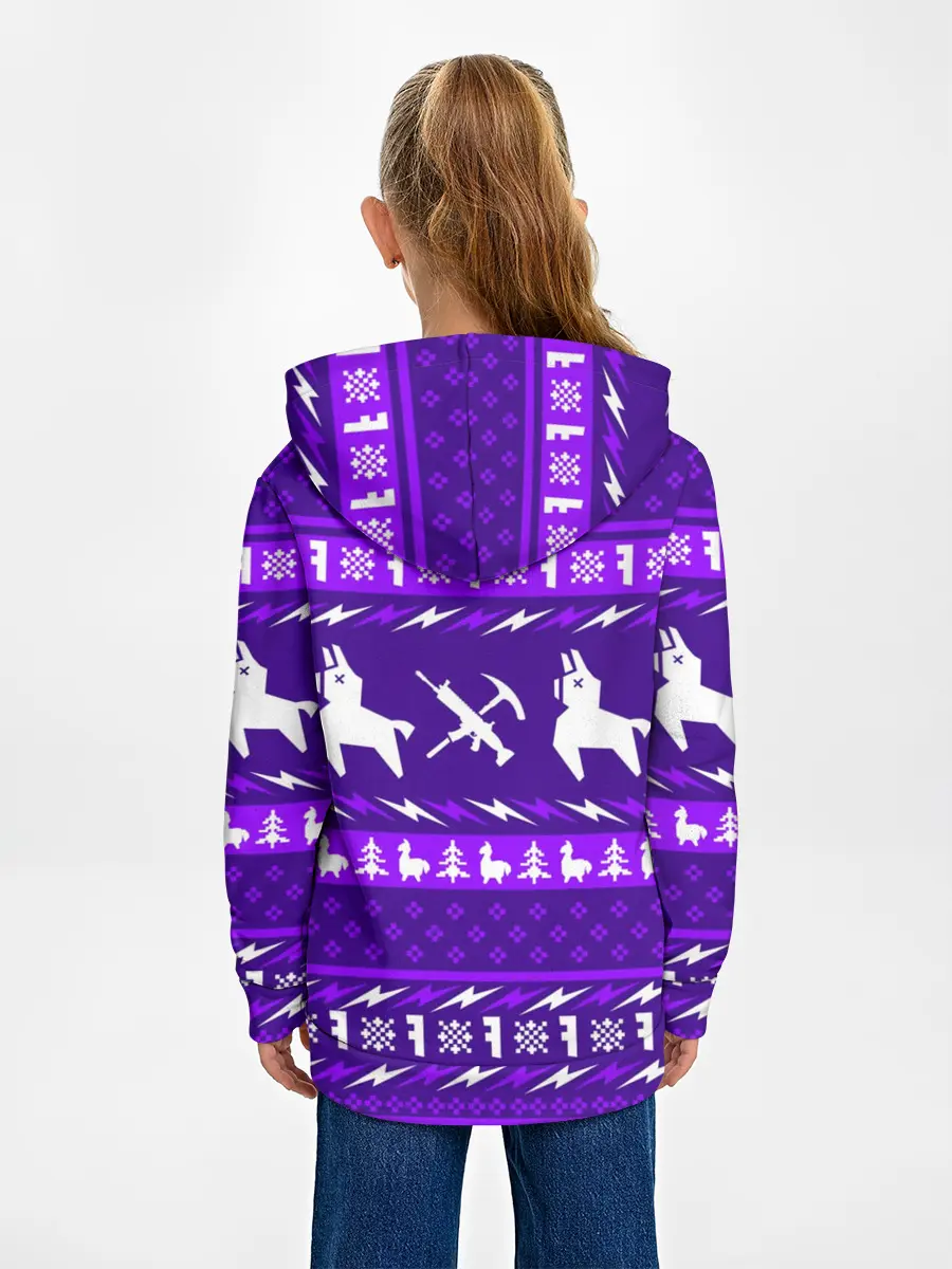 Детское худи / FORTNITE НОВОГОДНИЙ